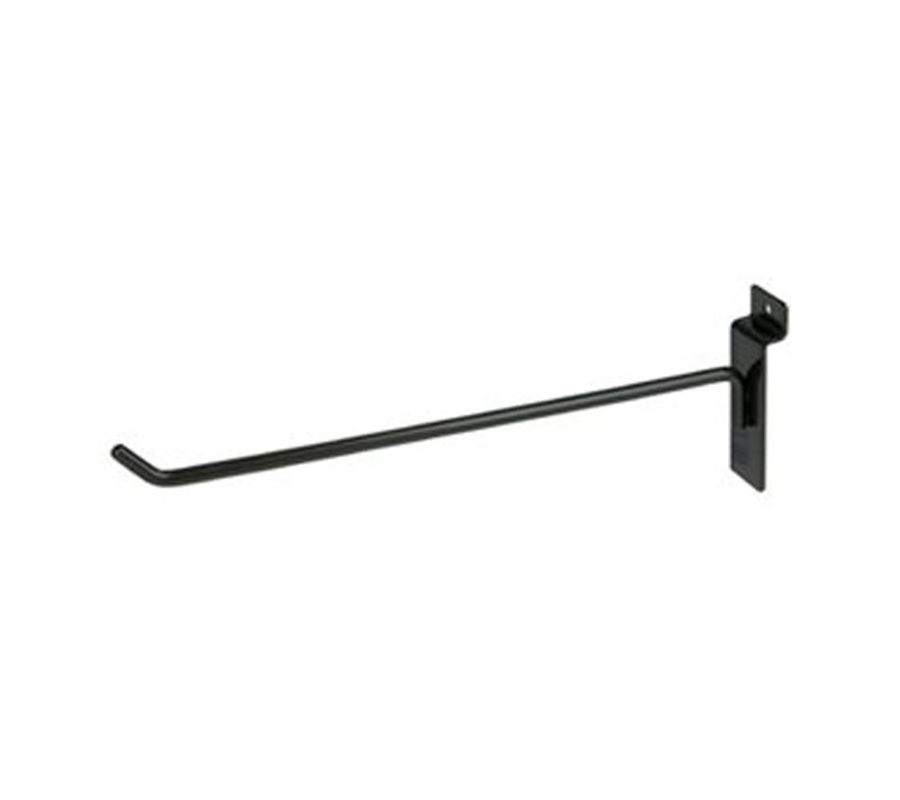 Black 10" Slatwall Hook