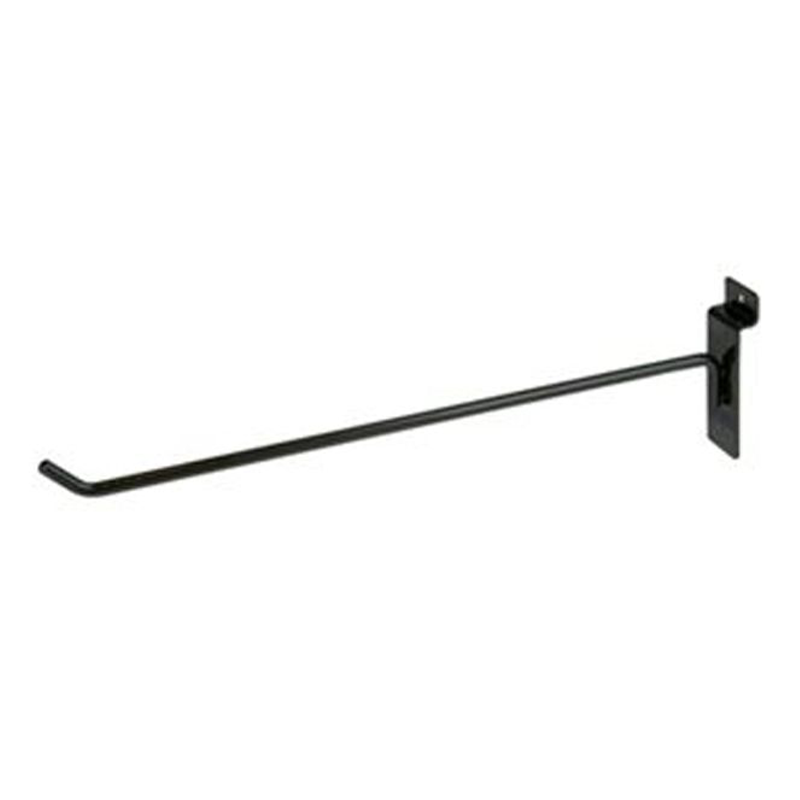 Black 12" Slatwall Hook