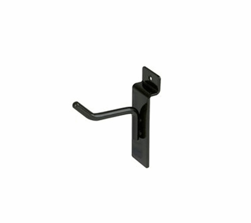 Black 2" Slatwall Hook
