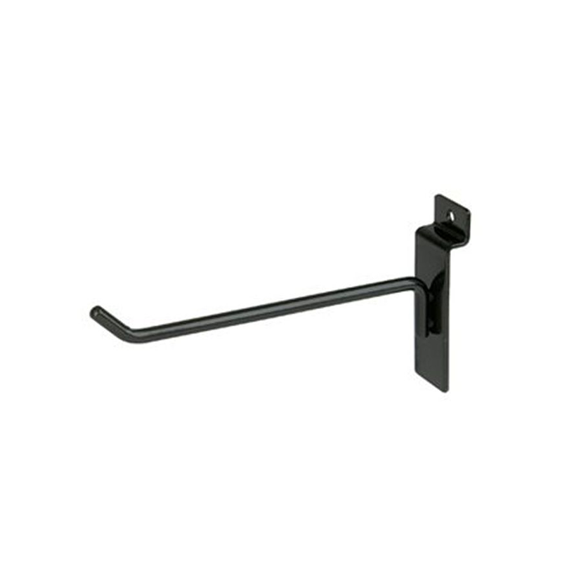 Black 6" Slatwall Hook