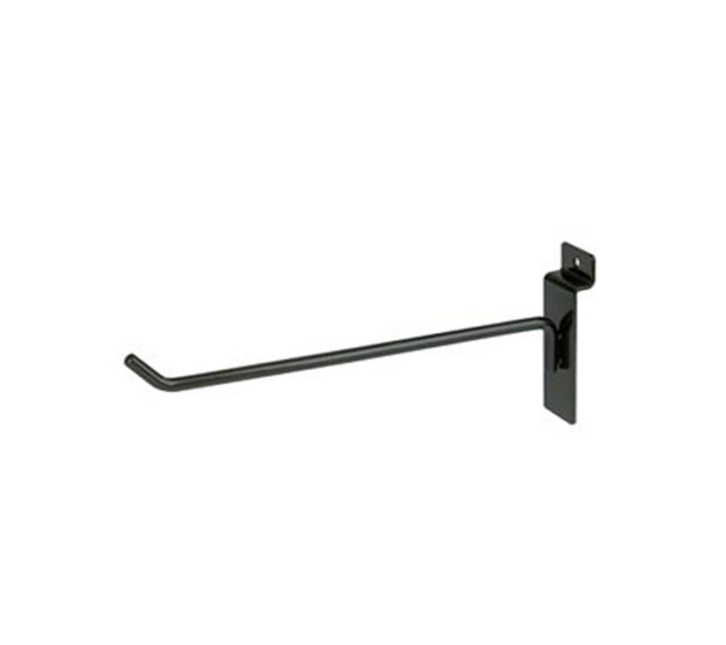 Black 8" Slatwall Hook
