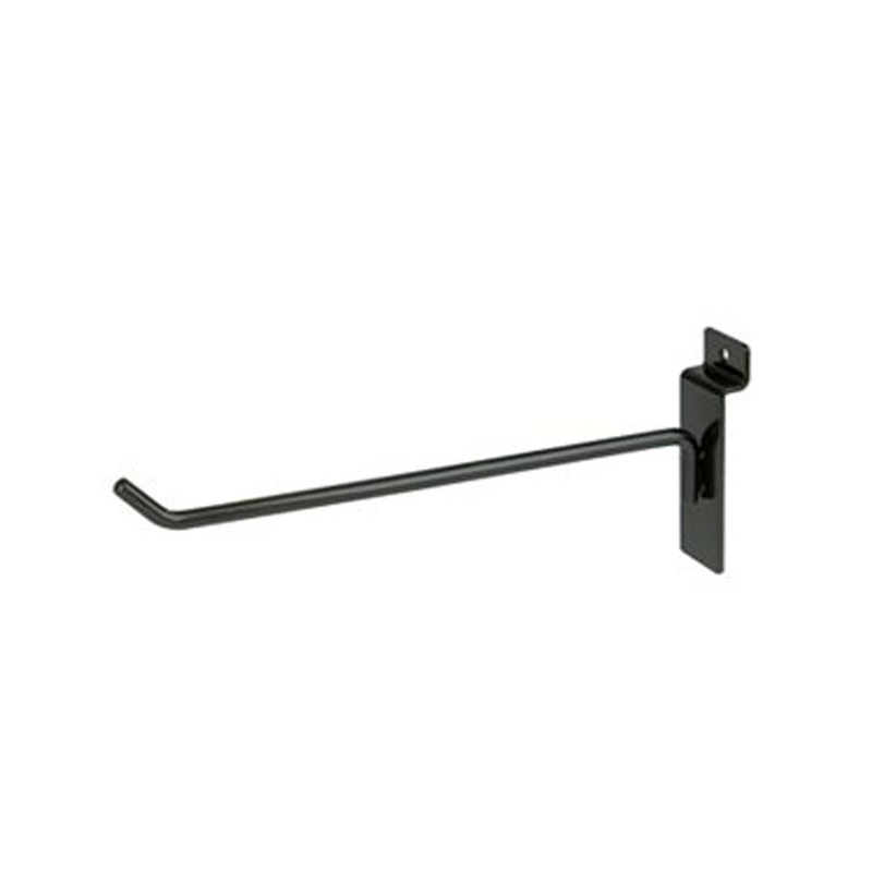 Black 8" Slatwall Hook