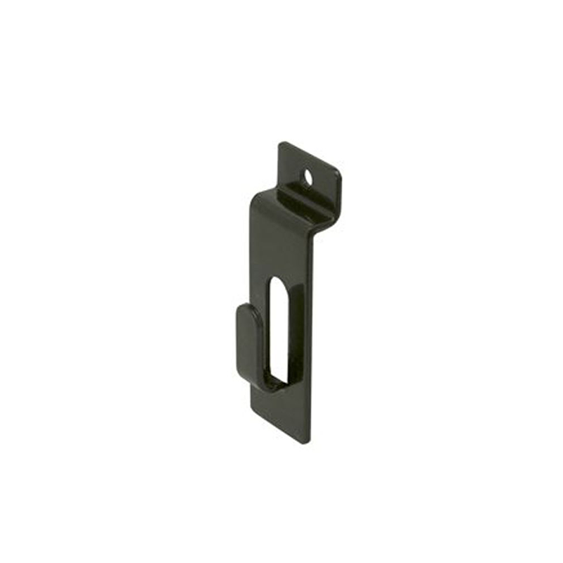 Black Slatwall Notched Hook