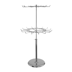 2-Tier Revolving Counter Top Rack - Chrome