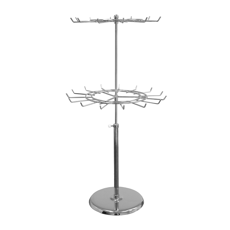 2-Tier Revolving Counter Top Rack - Chrome