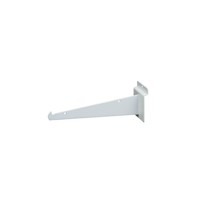White 8" Shelf Bracket For Slatwall
