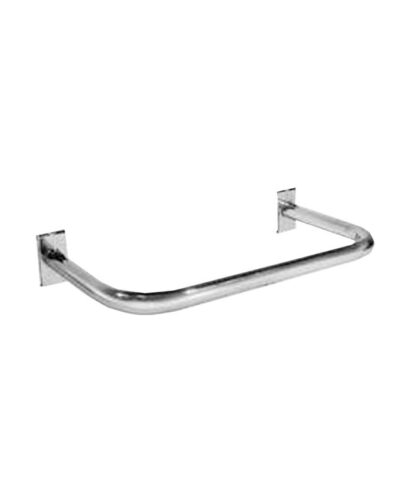 | U Shaped Hangrail W/ Round Tubing - Chrome | Store Displays®