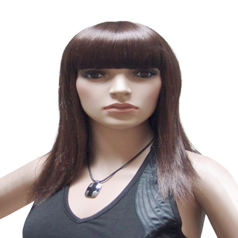 Female Straight Wig w/ Bangs