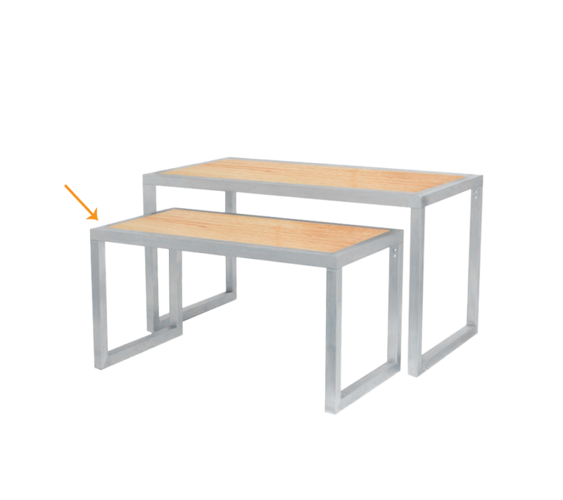 Maple Small Laminated Wood Top Table