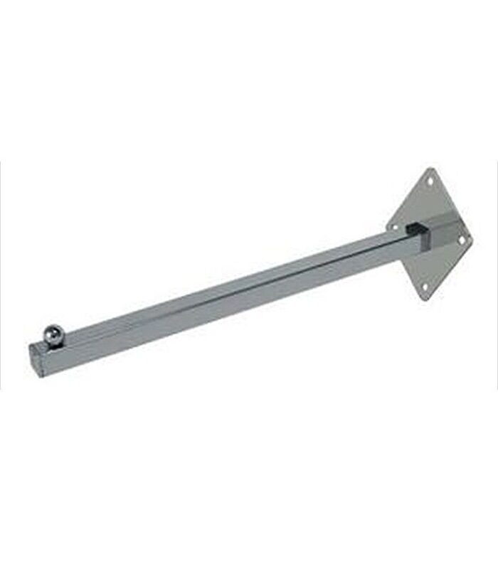 12 inch Wall Mount square Faceout in chrome finish