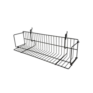 24" Wire Video Display Shelf - Black