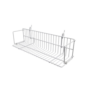 24" Wire Video Display Shelf - White