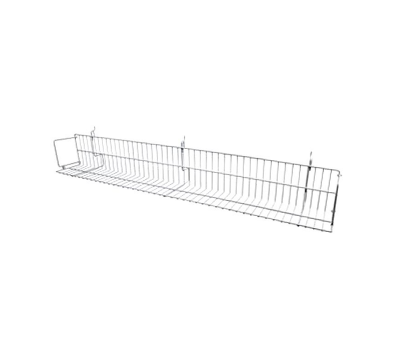 48" Wire Video Shelf - White