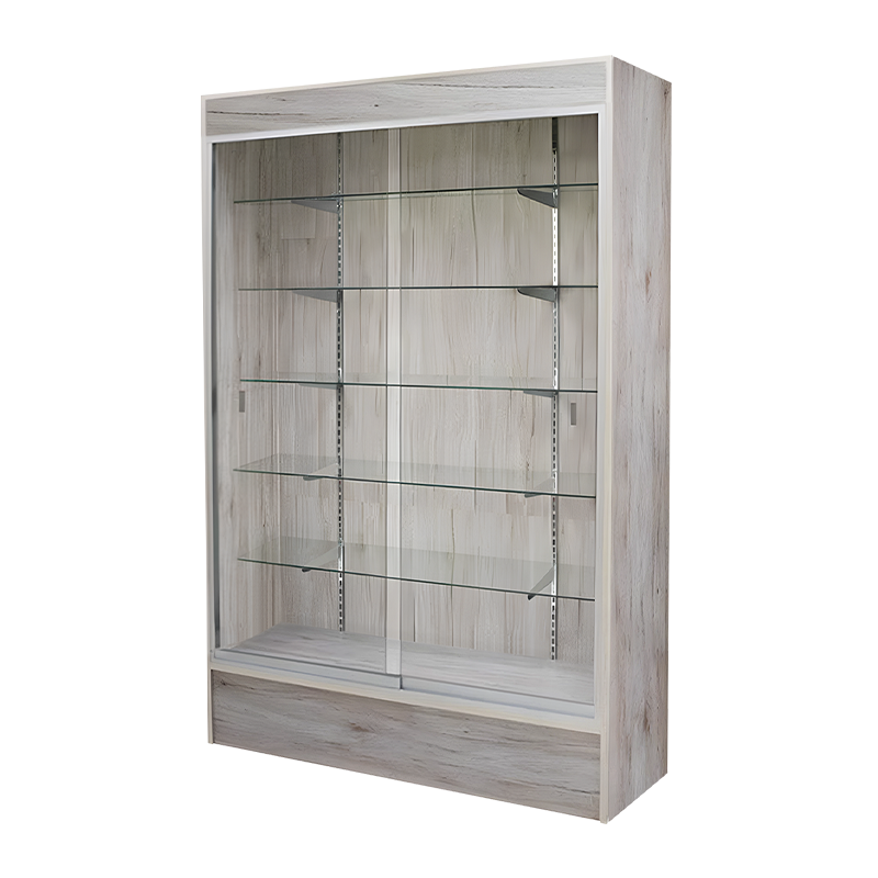 Barnwood Wall Display Case 48"L x 78"H