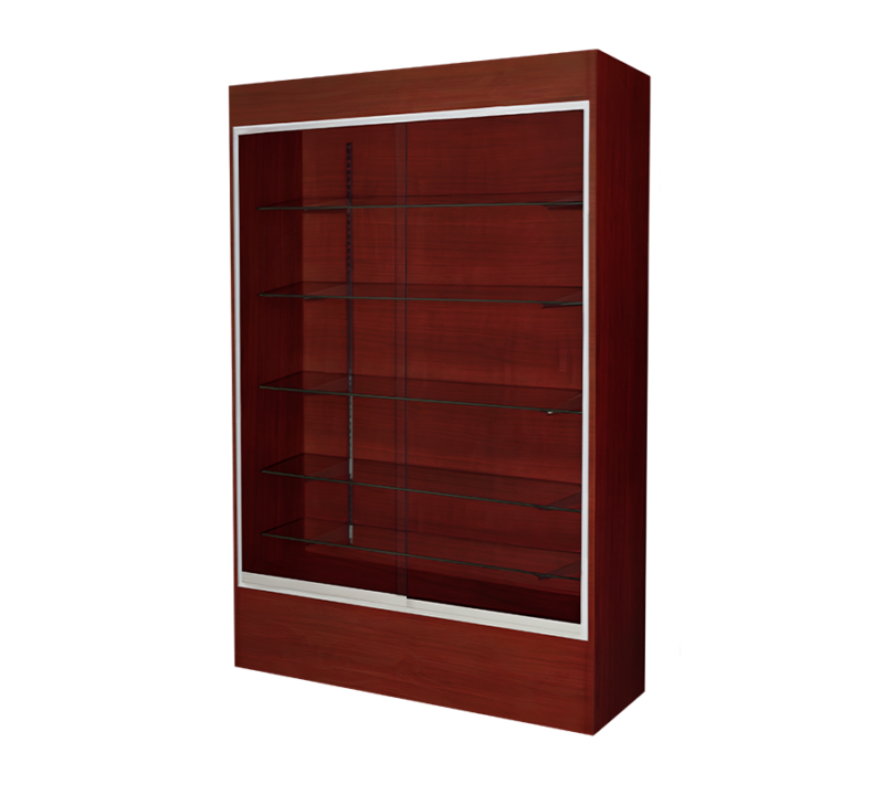 Cherry Wall Display Case 48"L x 78"H