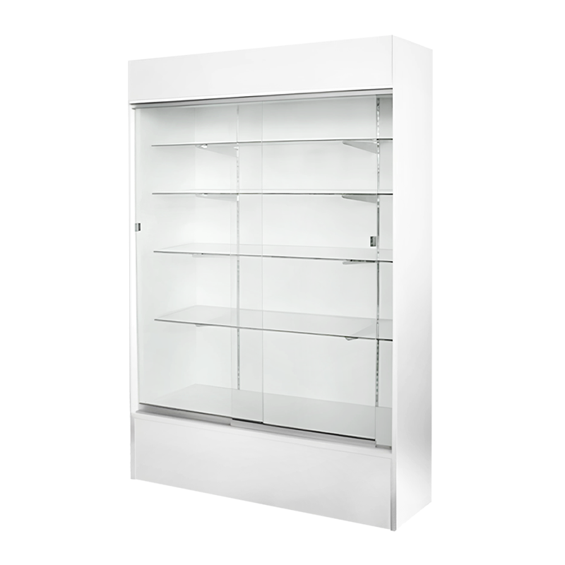 White Wall Display Case 48"L x 78"H