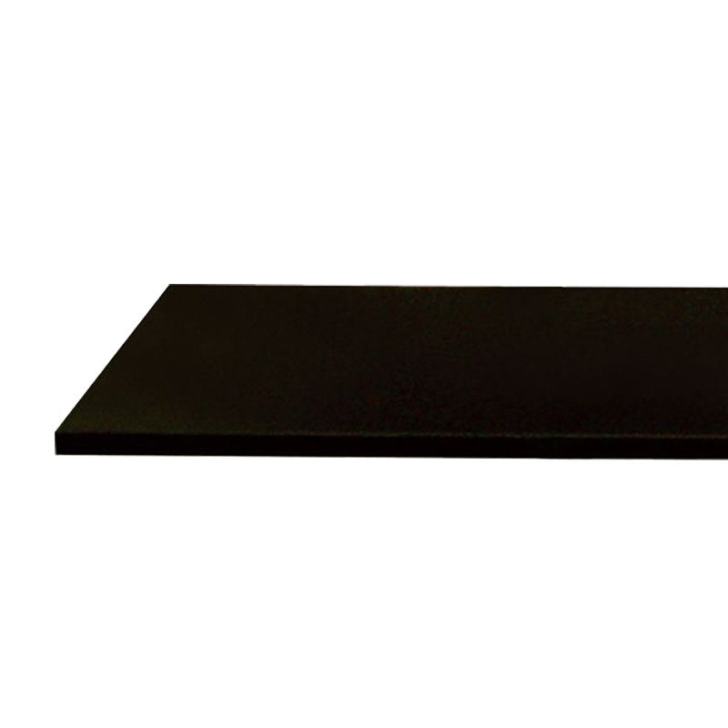 12" x 48" Melamine Wood Shelf - Black