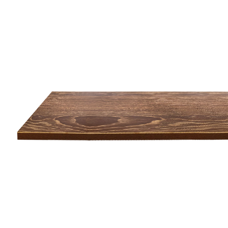 14" X 48" HICKORY MELAMINE WOOD SHELF