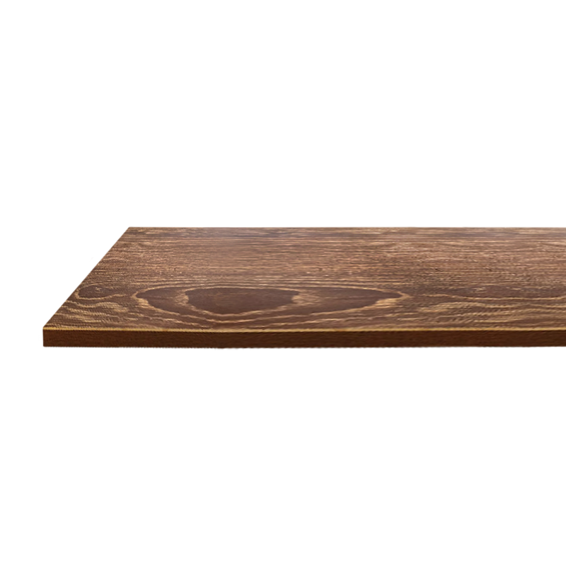 12" X 24" HICKORY MELAMINE WOOD SHELF