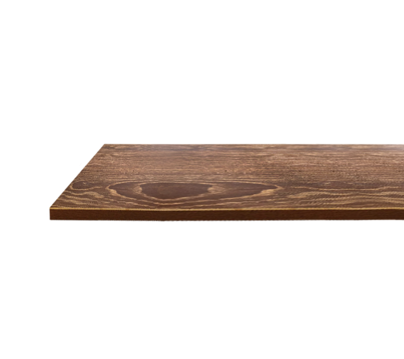 12" X 48" HICKORY MELAMINE WOOD SHELF