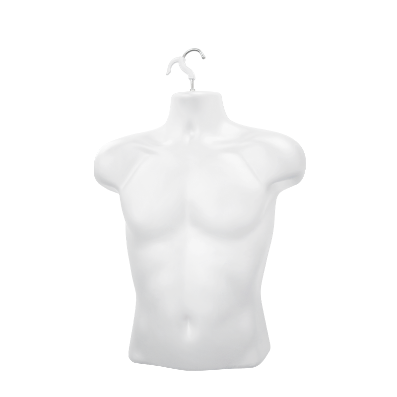 White Male Molded Shirt Form