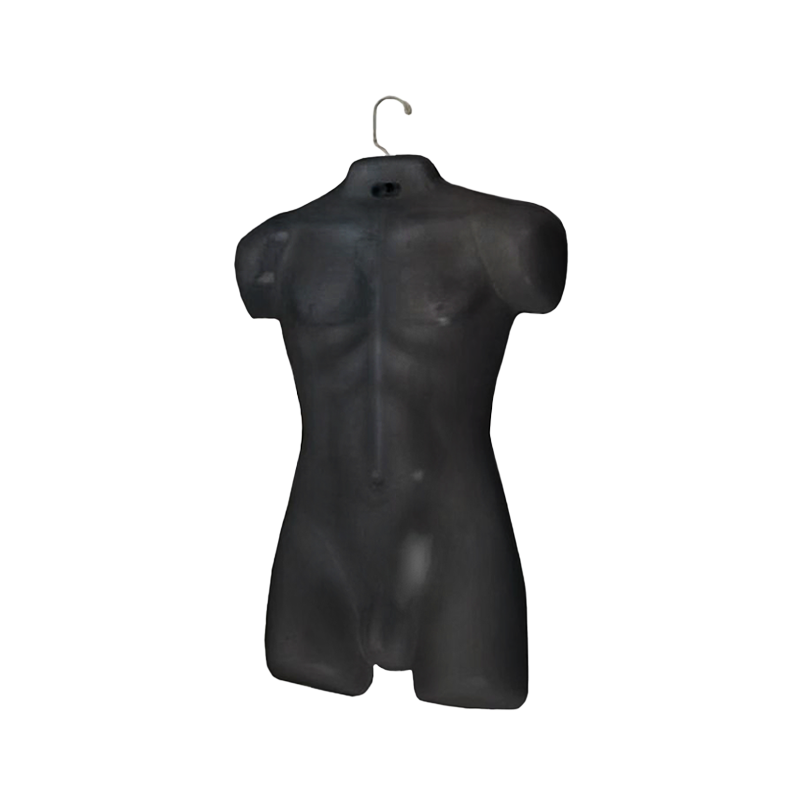 Black Male Plastic Form With Hook