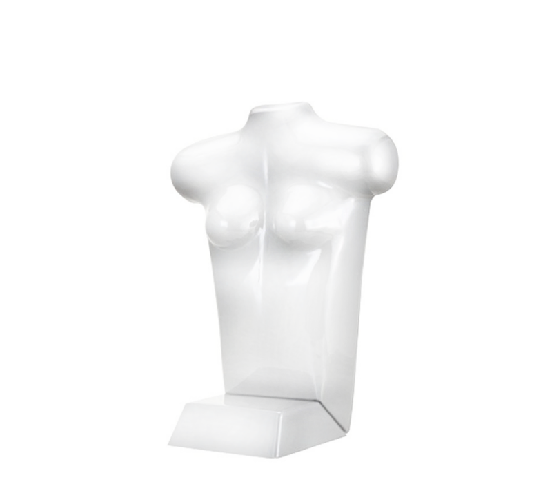 White Free Standing Female Body Form