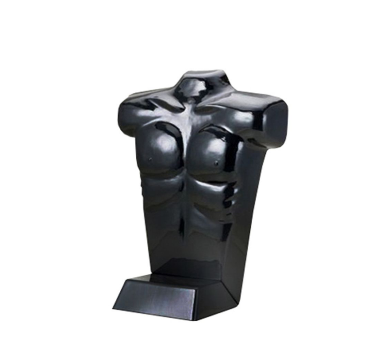 Black Free Standing Male Body Form