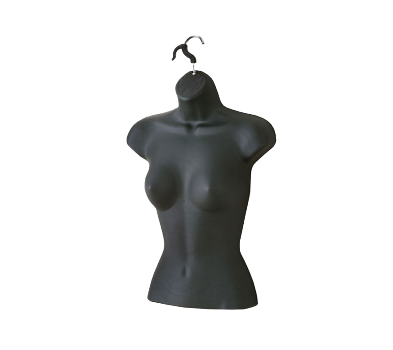 Black Female Molded Shirt Form