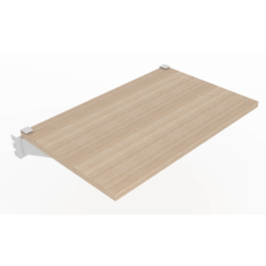 Aspect 24" Premium Wood Retail Display Shelves - Raw Oak - Image 3