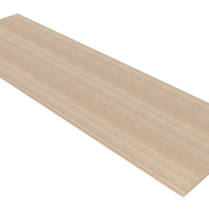 Aspect 48" Premium Wood Retail Display Shelves - Raw Oak