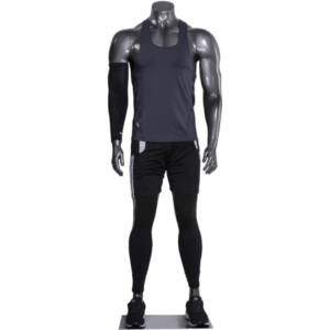 athletic male mannequin in a standing pose