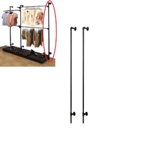 Pipeline Outriggers 5" Off-Wall w/ Wall Mounts - Matte Black