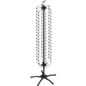 ROTATING FLOOR STRIP SPINNER RACK W/ 108 CLIPS - Image 2