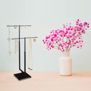 2-Tier Jewelry Display - Matte - Black - Image 5