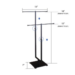 2-Tier Jewelry Display - Matte - Black - Image 7