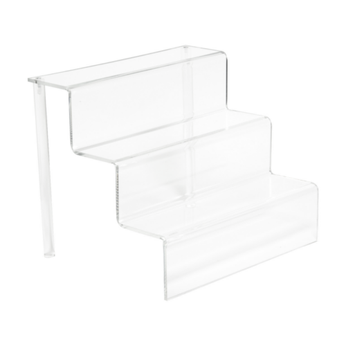 Step Riser 18"L x 9"W x 9"H - Acrylic | Store Displays®