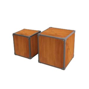 15X15X18"(H) WOOD CUBE LARGE DISPLAY - Image 2
