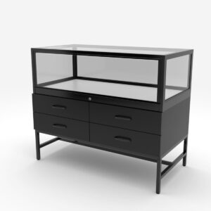 Display case with drawers hotsell