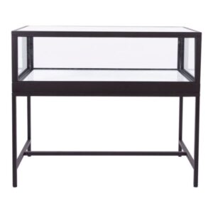 Deluxe Glass Showcase Display Cabinet - Black - Image 2