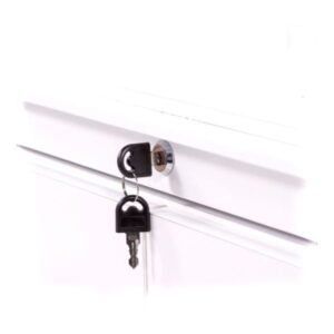 Deluxe Glass Showcase Display Cabinet - White - Image 7