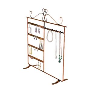 EARRING & NECKLACE ANTIQUE COPPER JEWELRY DISPLAY - Image 2