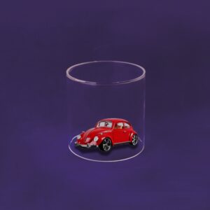 8" x 8" Cylinder Display - Acrylic - Image 3