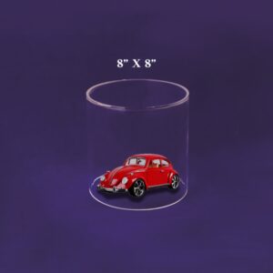 8" x 8" Cylinder Display - Acrylic - Image 4