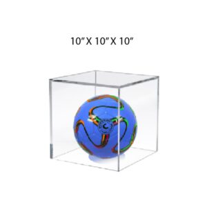 10" 5-SIDED CLEAR CUBE DISPLAY - ACRYLIC - Image 2