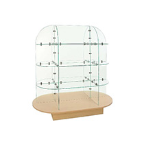 Glass & Wooden Cubby Displays