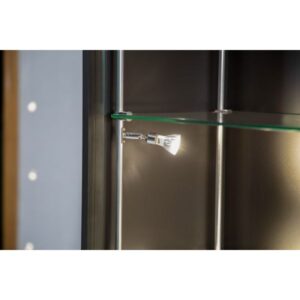 Black Premium Wall Display Case 40"L x 73"H - Image 3