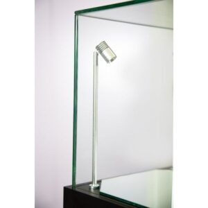 14"W Basic Pedestal w/ Cabinet - Matte Black - Image 2