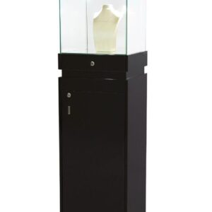 square pedestal display case for luxurious goods