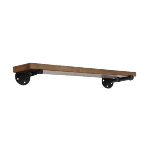 10" Black Pipeline Wall Mount Faceout Set (Metal Only) - Image 2